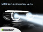 Preview: LED Angel Eyes Scheinwerfer für BMW X5 E70 07-13 schwarz